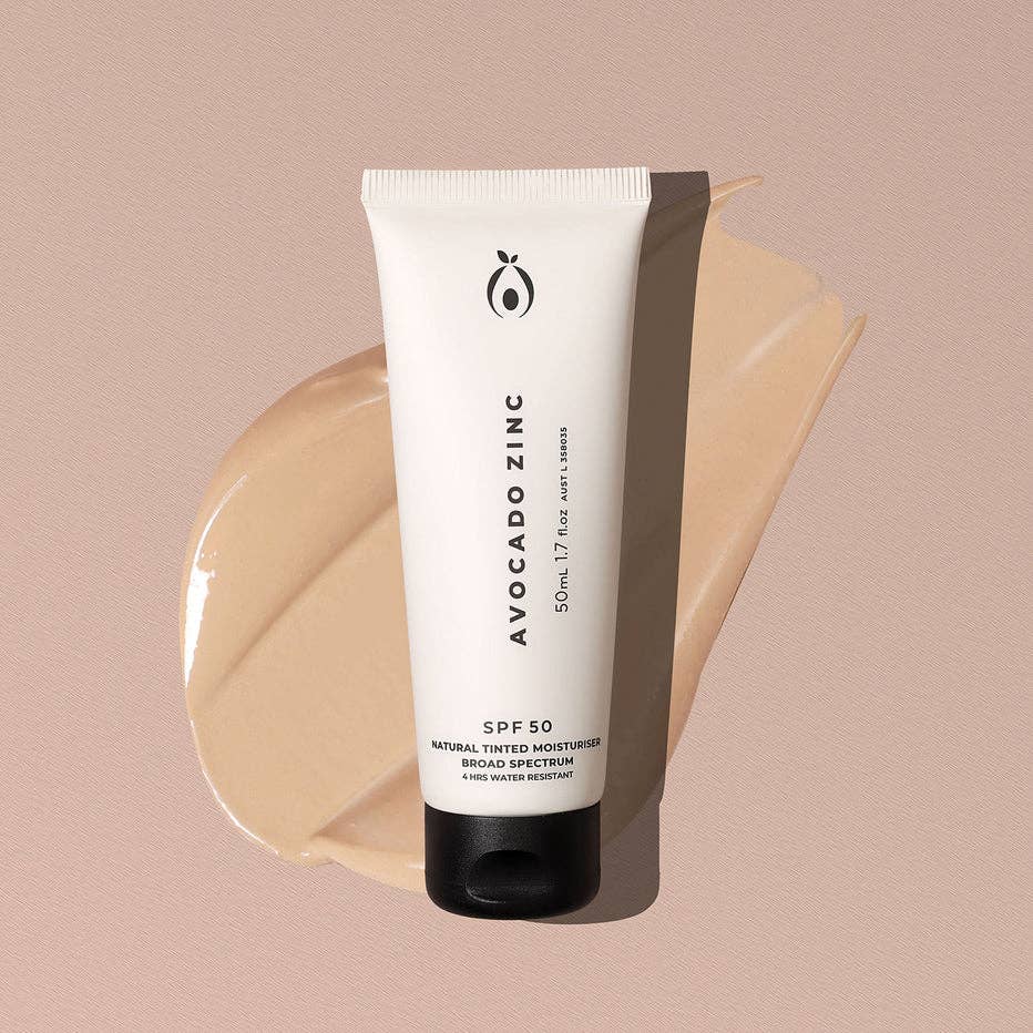 SPF 50 Natural Tinted Moisturiser: Medium-Dark